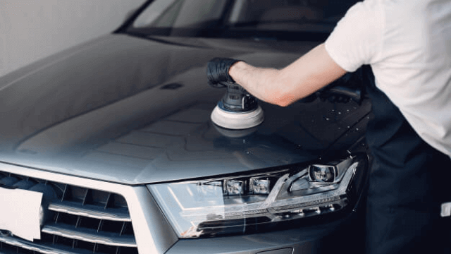 how to wax a car with electric buffer